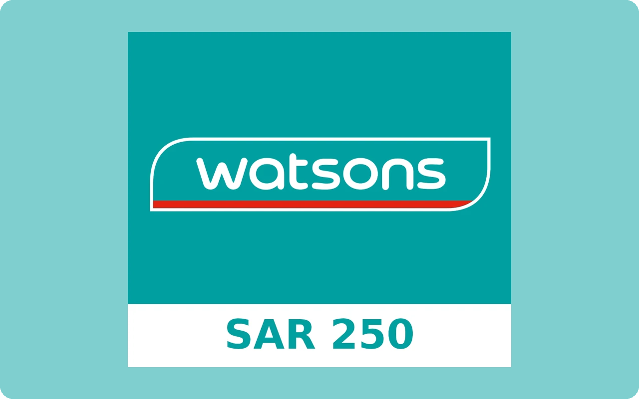 Watsons 250 SAR Gift Card (Saudi Arabia)