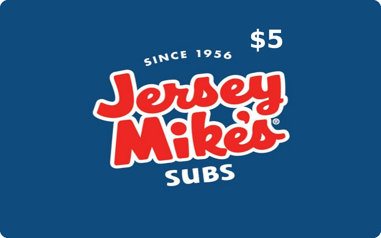 Jersey Mike $5 Gift Card (United States)
