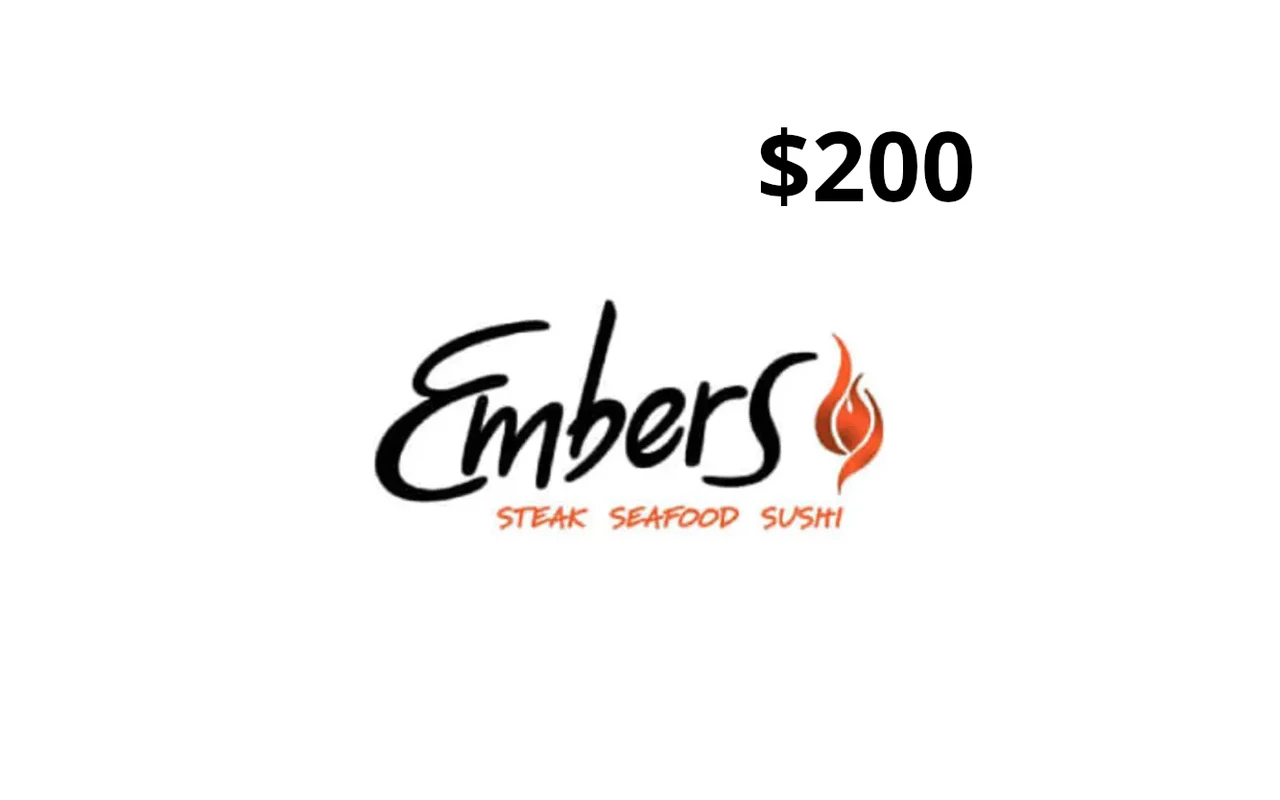 Embers Restaurant $200 Gift Card (United States)