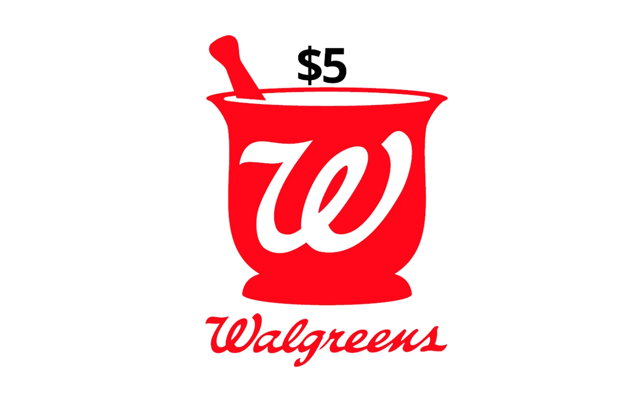 Walgreens $5 Gift Card (United States)
