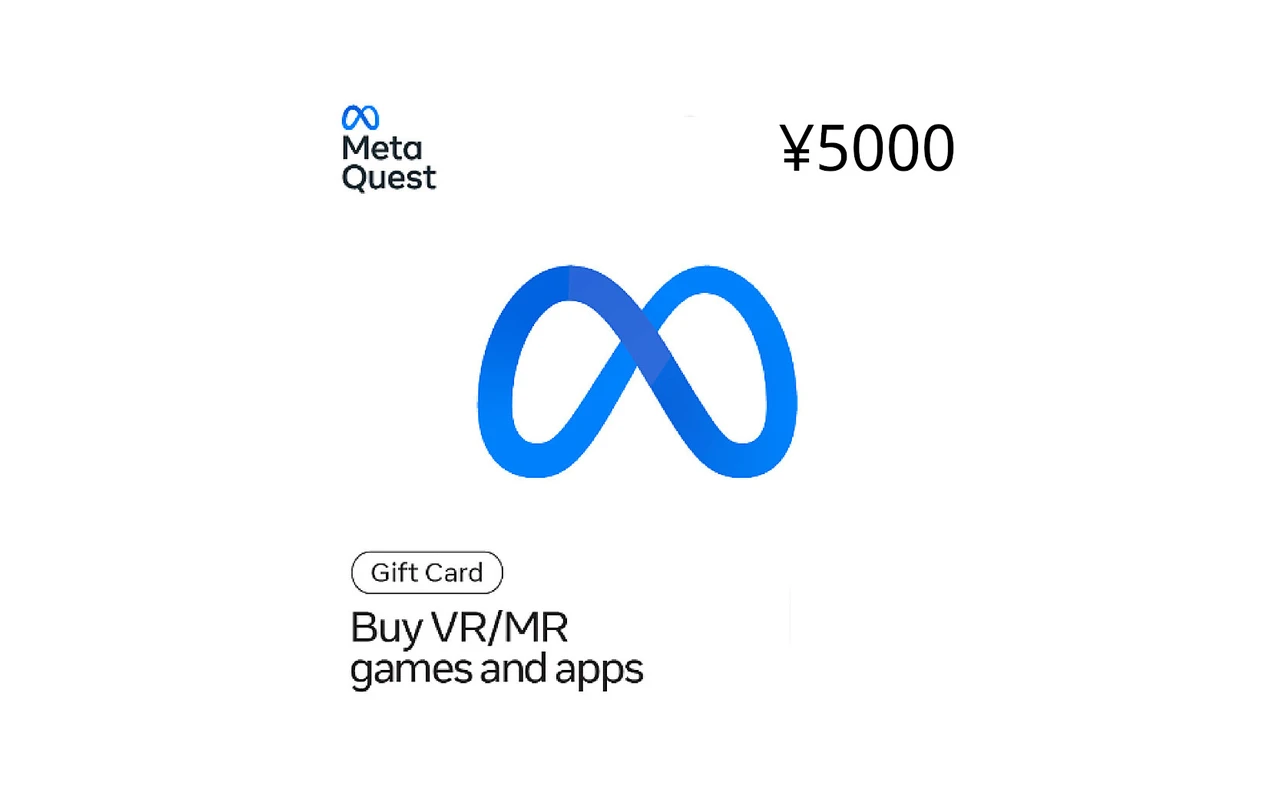 Meta Quest ¥5000 Gift Card (Japan)