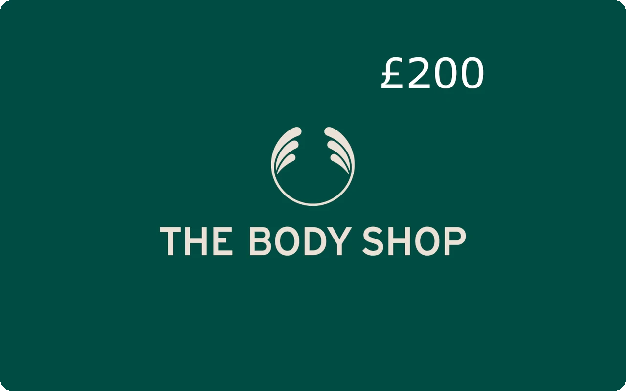 The Body Shop £200 Gift Card (United Kingdom)