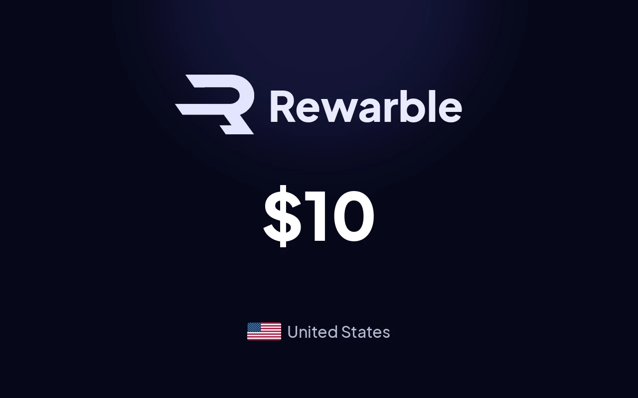 Rewarble Fasapay $10 Gift Card (United States)