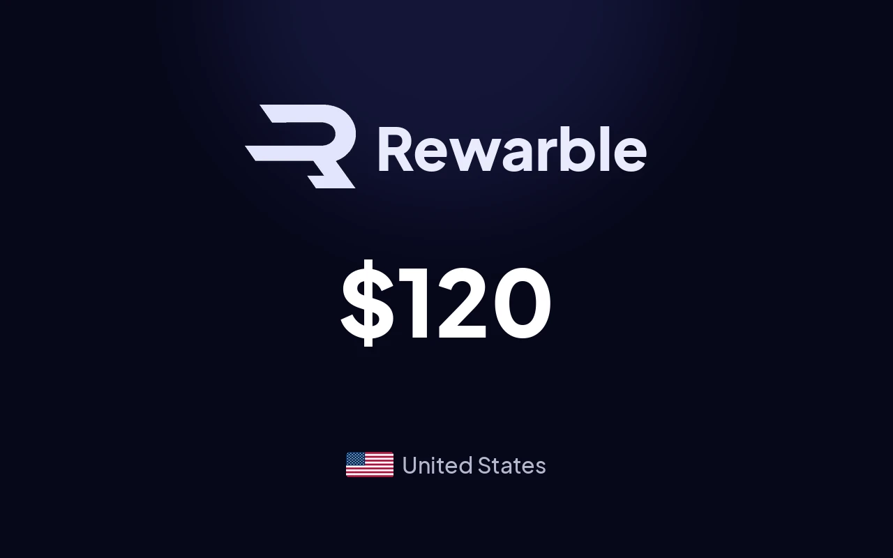 Rewarble Super $120 Gift Card (United States)