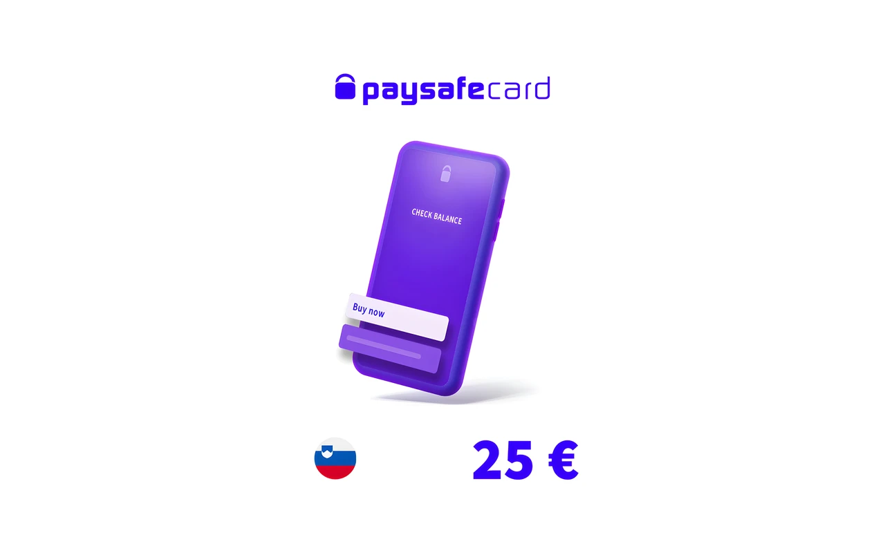 Paysafecard 25 EUR Voucher Slovenia (SI)