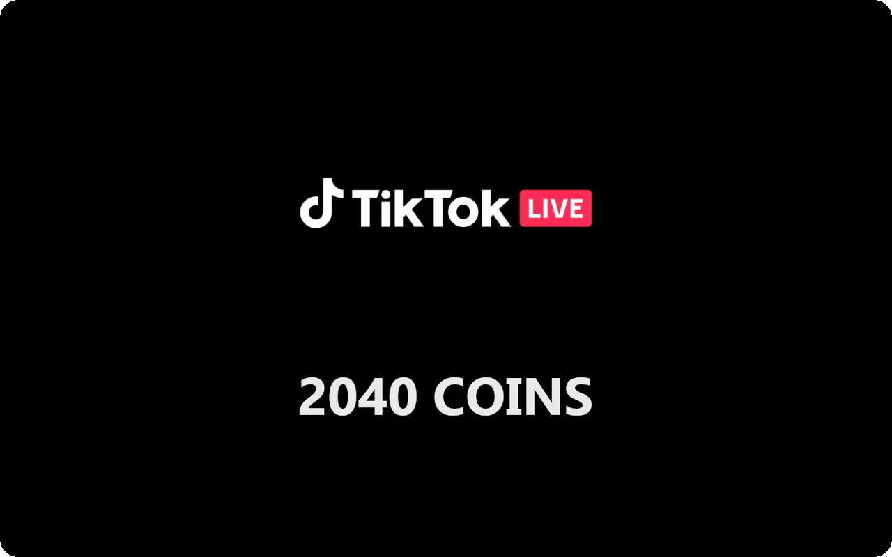 TikTok 2040 Gift Card (United Arab Emirates)