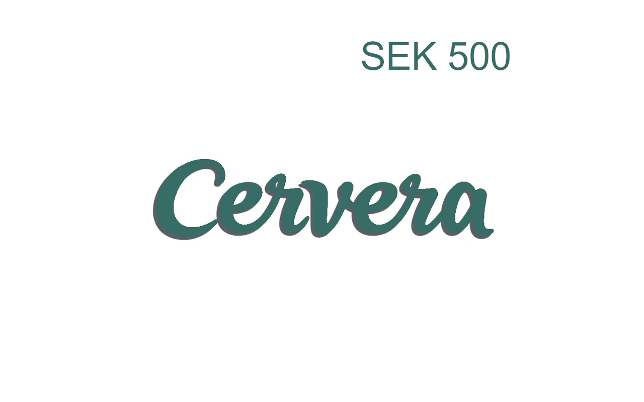Cervera 500 kr Gift Card (Sweden)