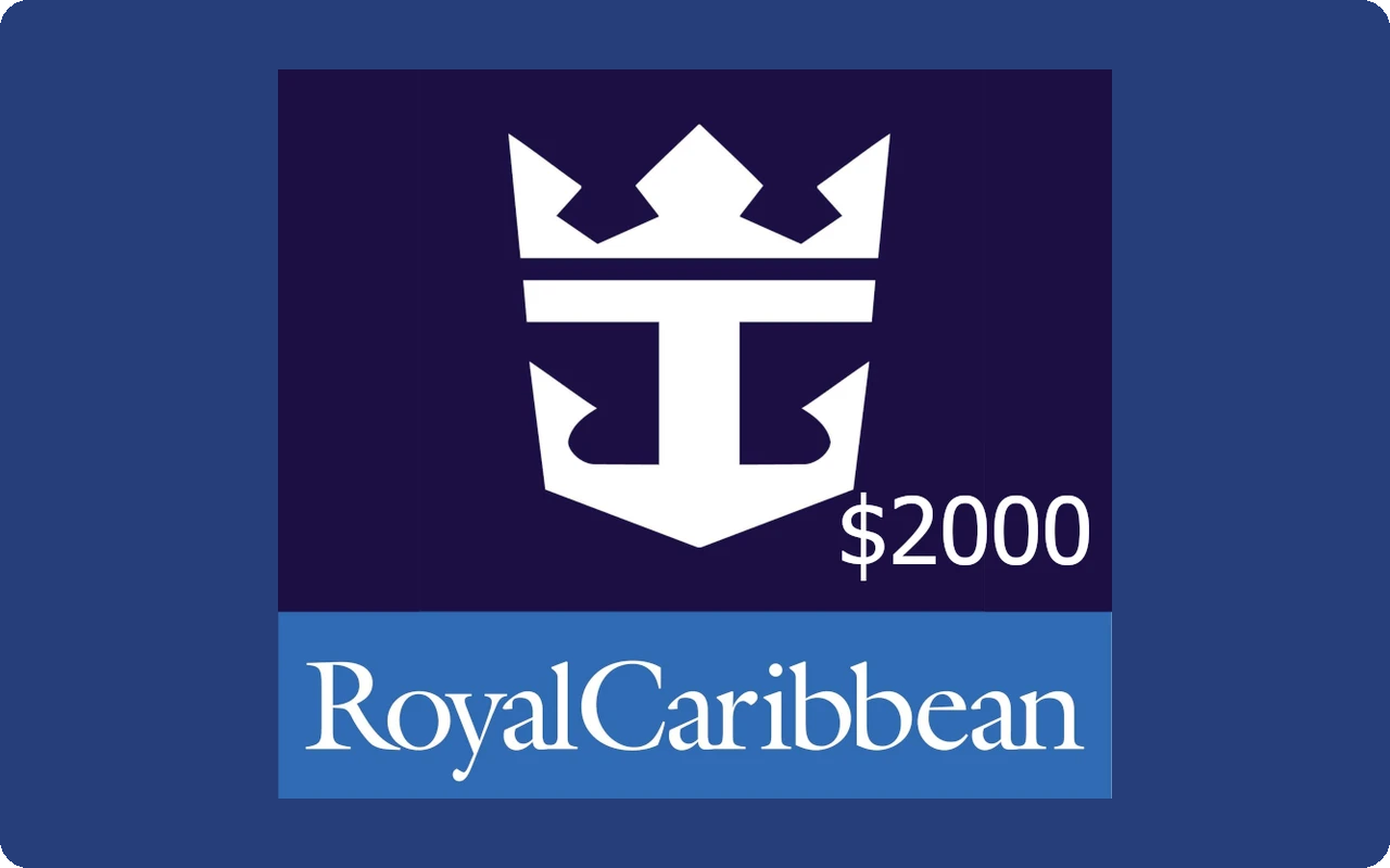 Royal Caribbean Cruises $2000 Gift Card (United States)
