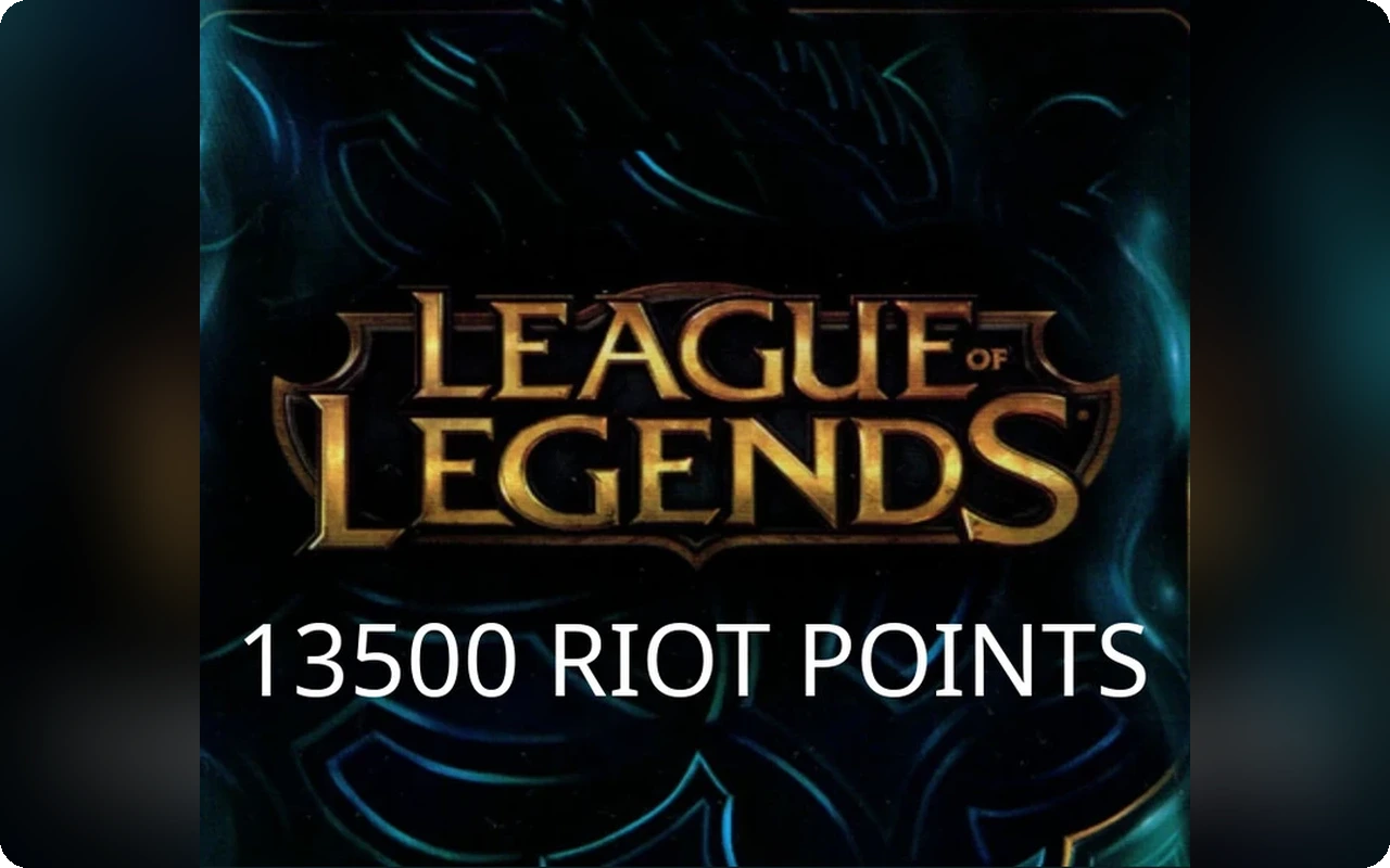 League of Legends 13500 Gift Card