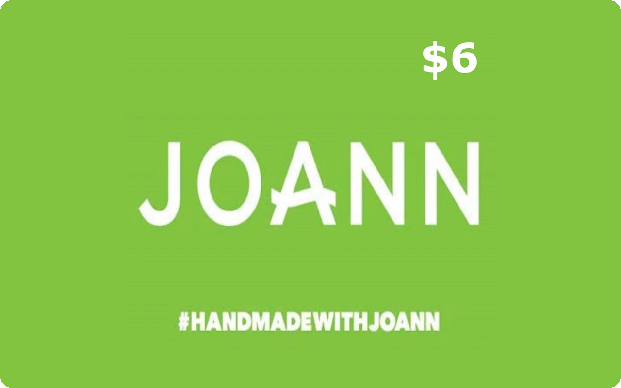 Joann Fabrics $6 Gift Card (United States)