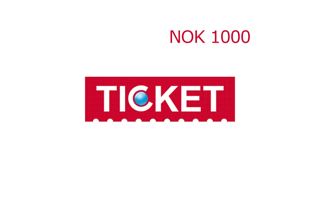 Ticket 1000 kr Gift Card (Norway)