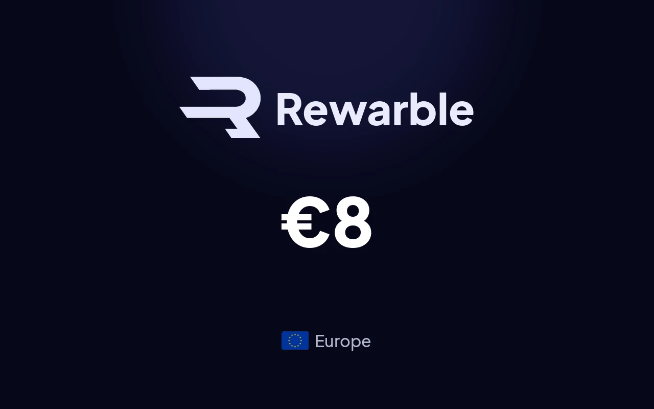 Rewarble Super €8 Gift Card (Europe)