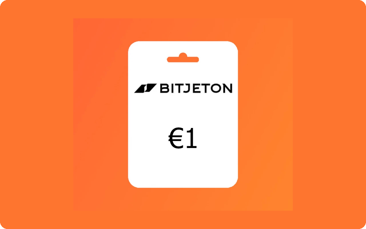 Bitjeton Crypto €1 Gift Card (Europe)