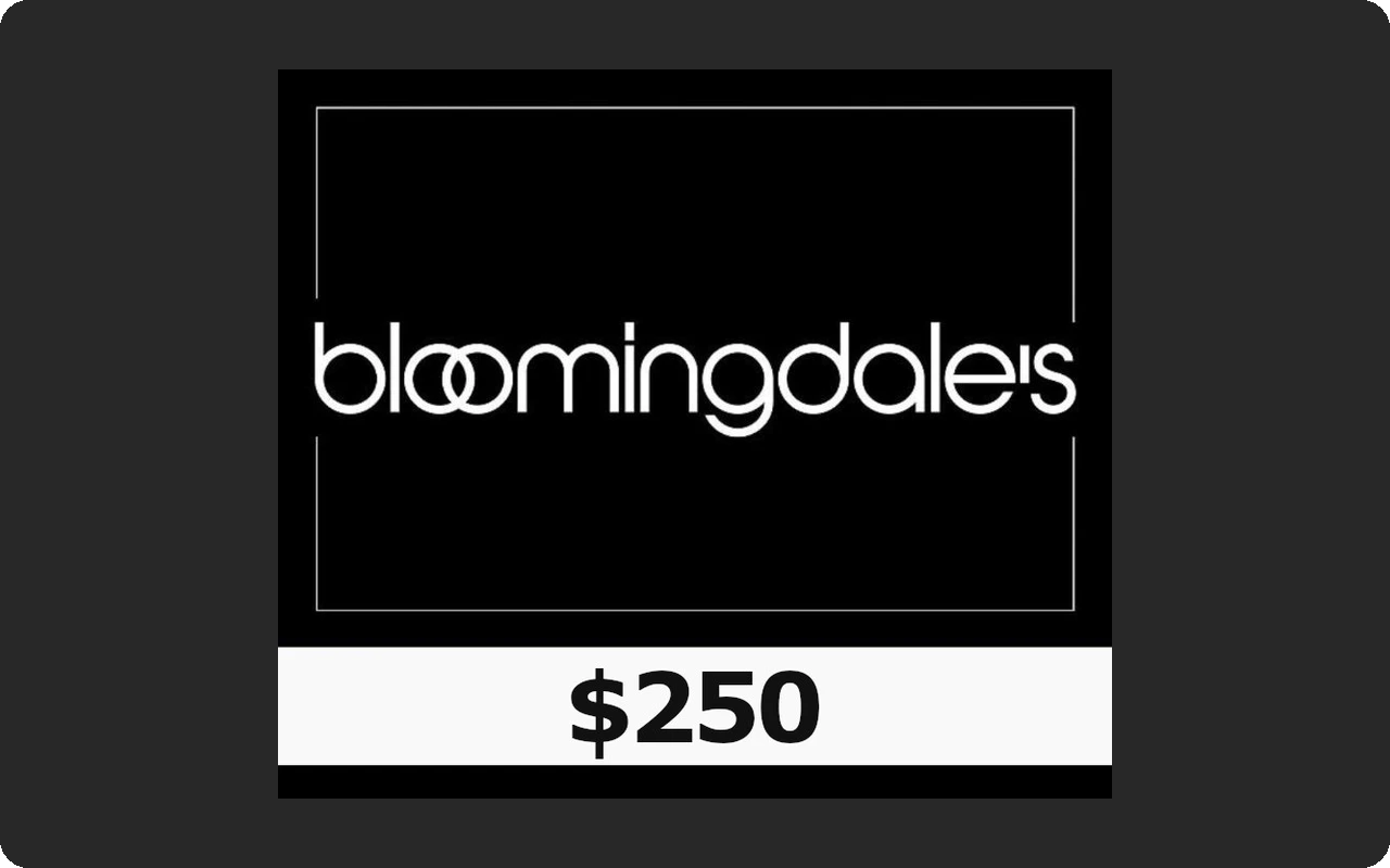 Bloomingdale's $250 Gift Card (United States)