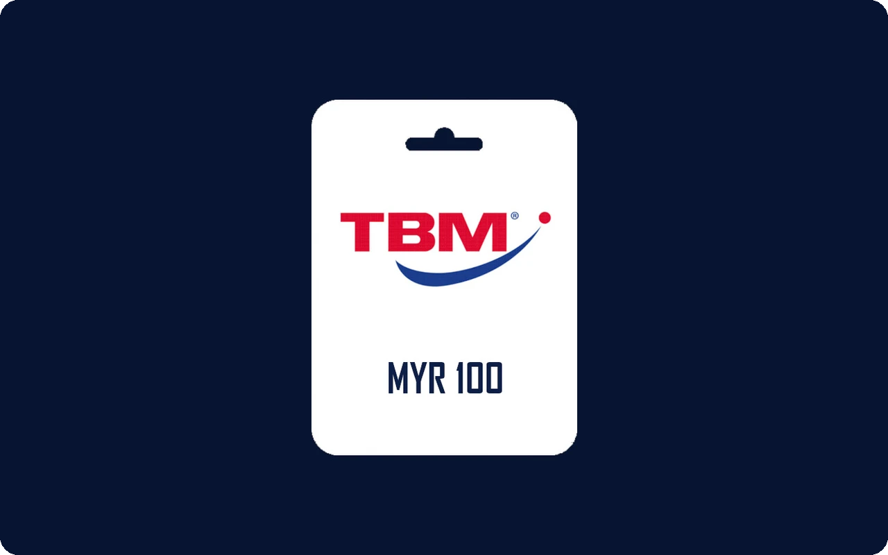 TBM 100 RM Gift Card (Malaysia)