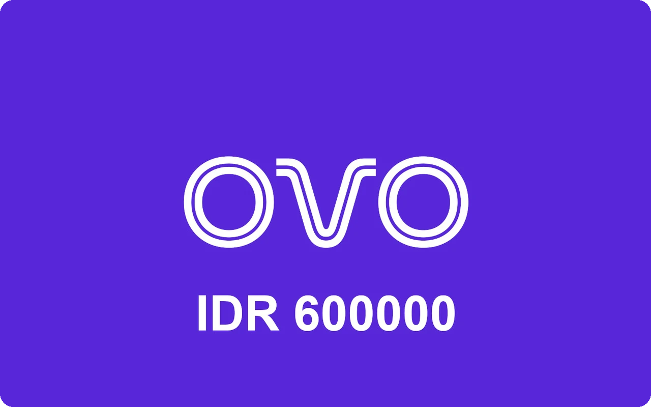 OVO Cash 600000 Rp Gift Card (Indonesia)