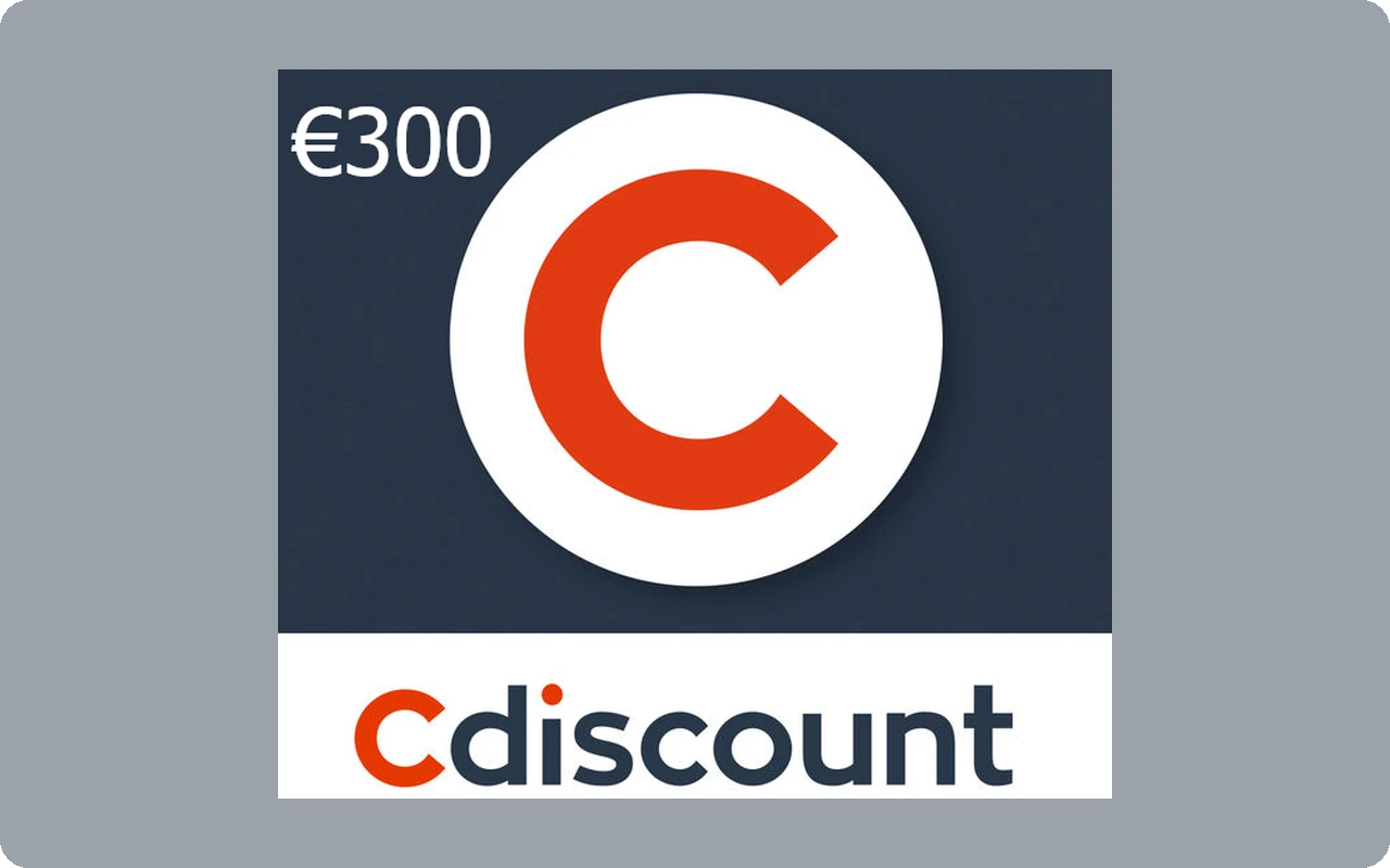 Cdiscount €300 Gift Card (France)