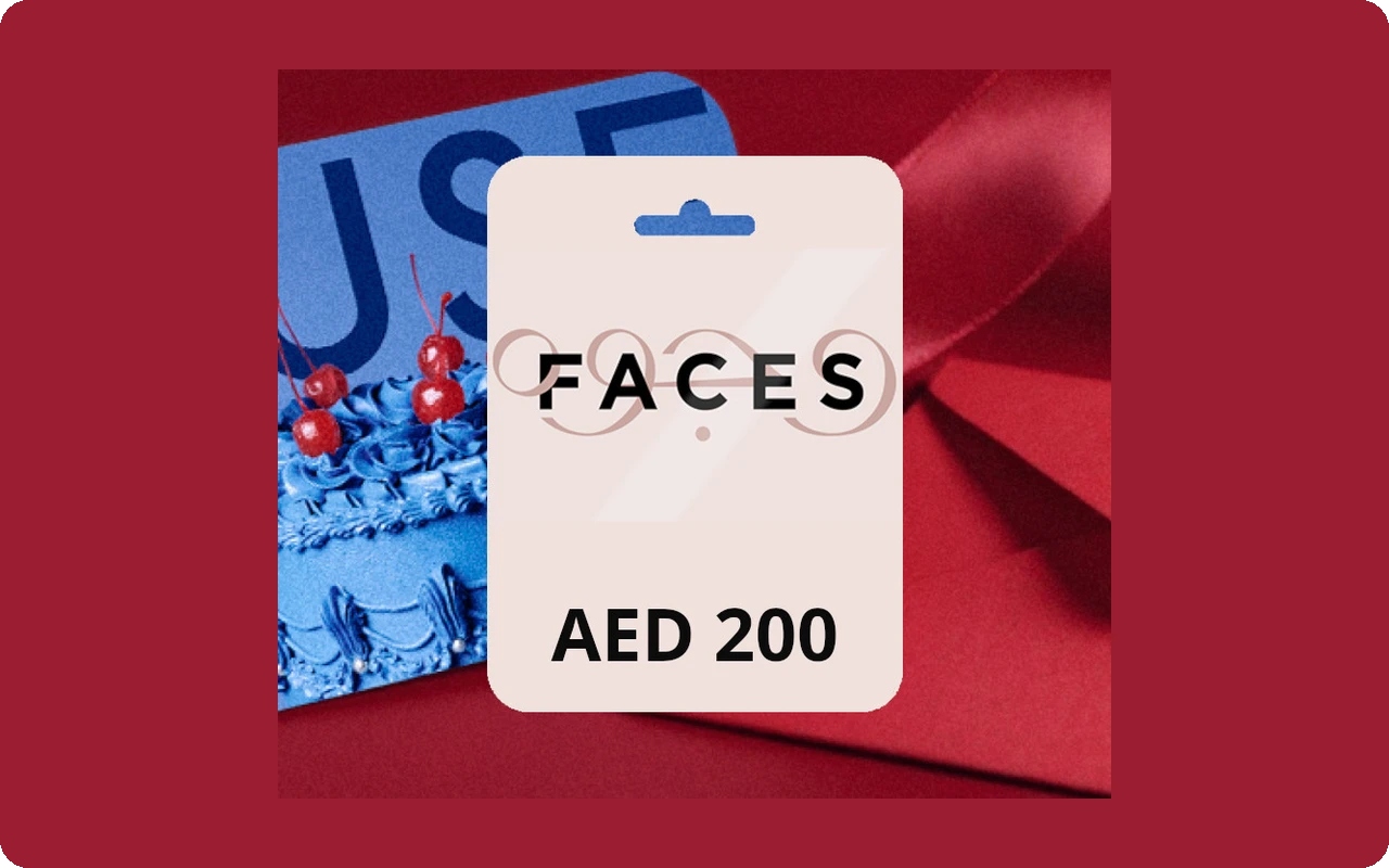 Muse Faces 200 AED Gift Card (United Arab Emirates)