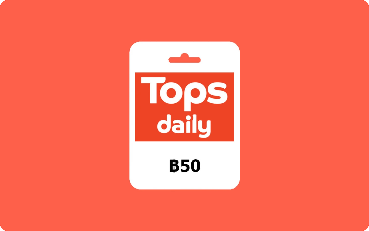 Tops Daily ฿50 Gift Card (Thailand)