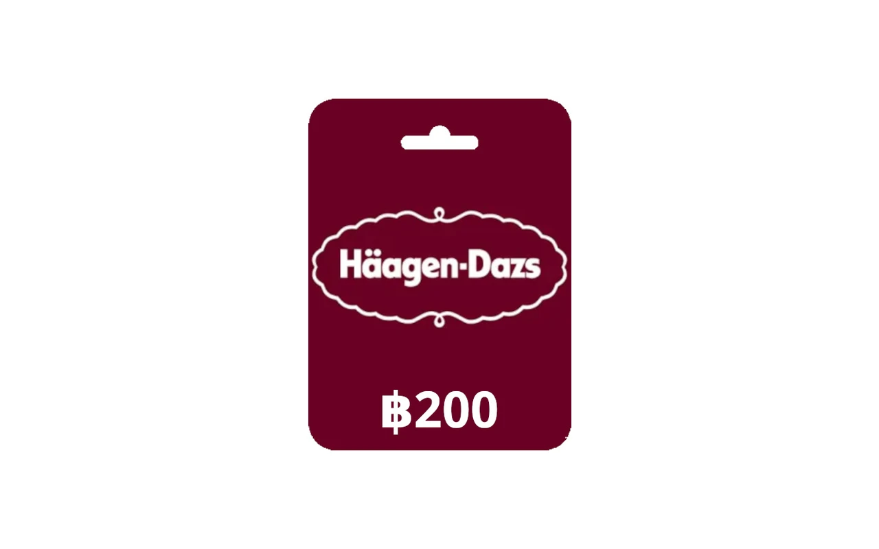 Haagen Dazs ฿200 Gift Card (Thailand)