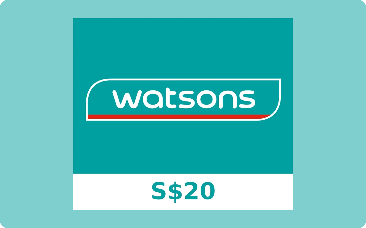 Watsons $20 Gift Card (Singapore)