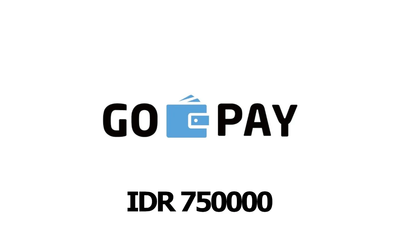 Gopay By Gojek 750000 Rp Gift Card (Indonesia)