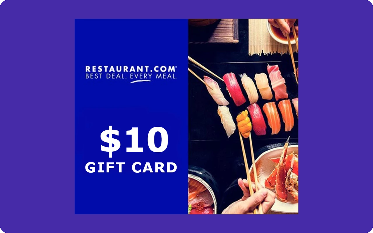 Restaurantcom $10 Gift Card (United States)