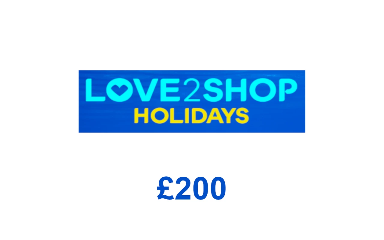 Love2Shop Holidays £200 Gift Card (United Kingdom)