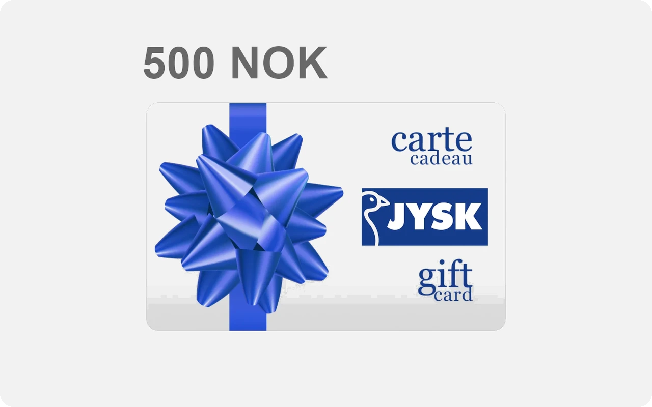 Jysk 500 kr Gift Card (Norway)