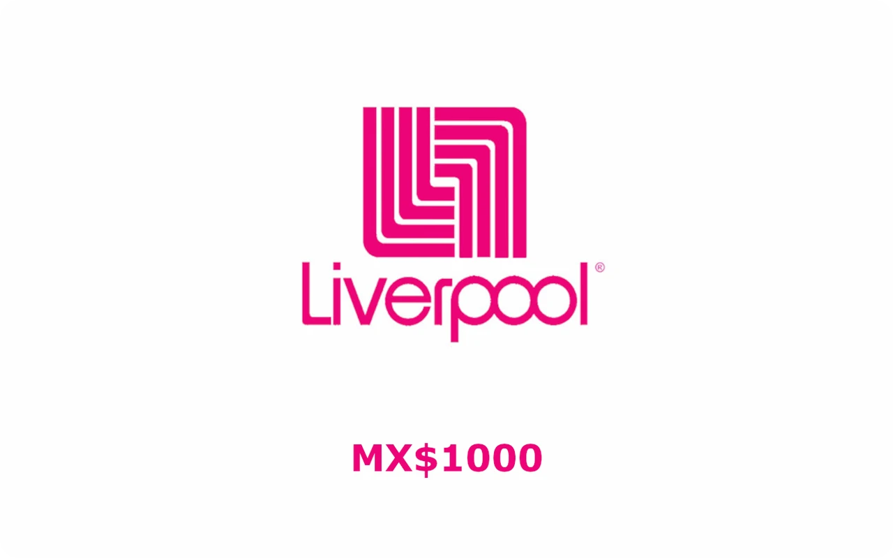 Liverpool $1000 Gift Card (Mexico)