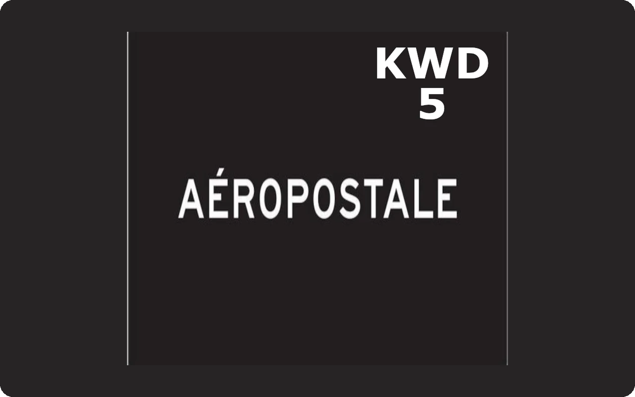 Aeropostale 5 KWD Gift Card (Kuwait)