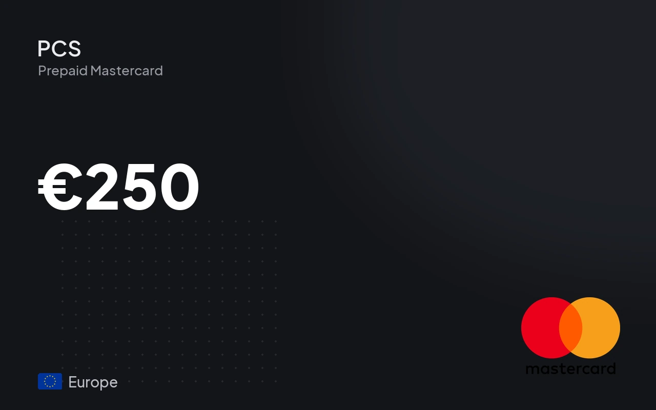 PCS Mastercardmastercard €250 Gift Card (Europe)