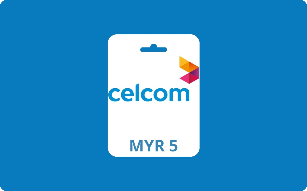 Celcom 5 RM Gift Card (Malaysia)