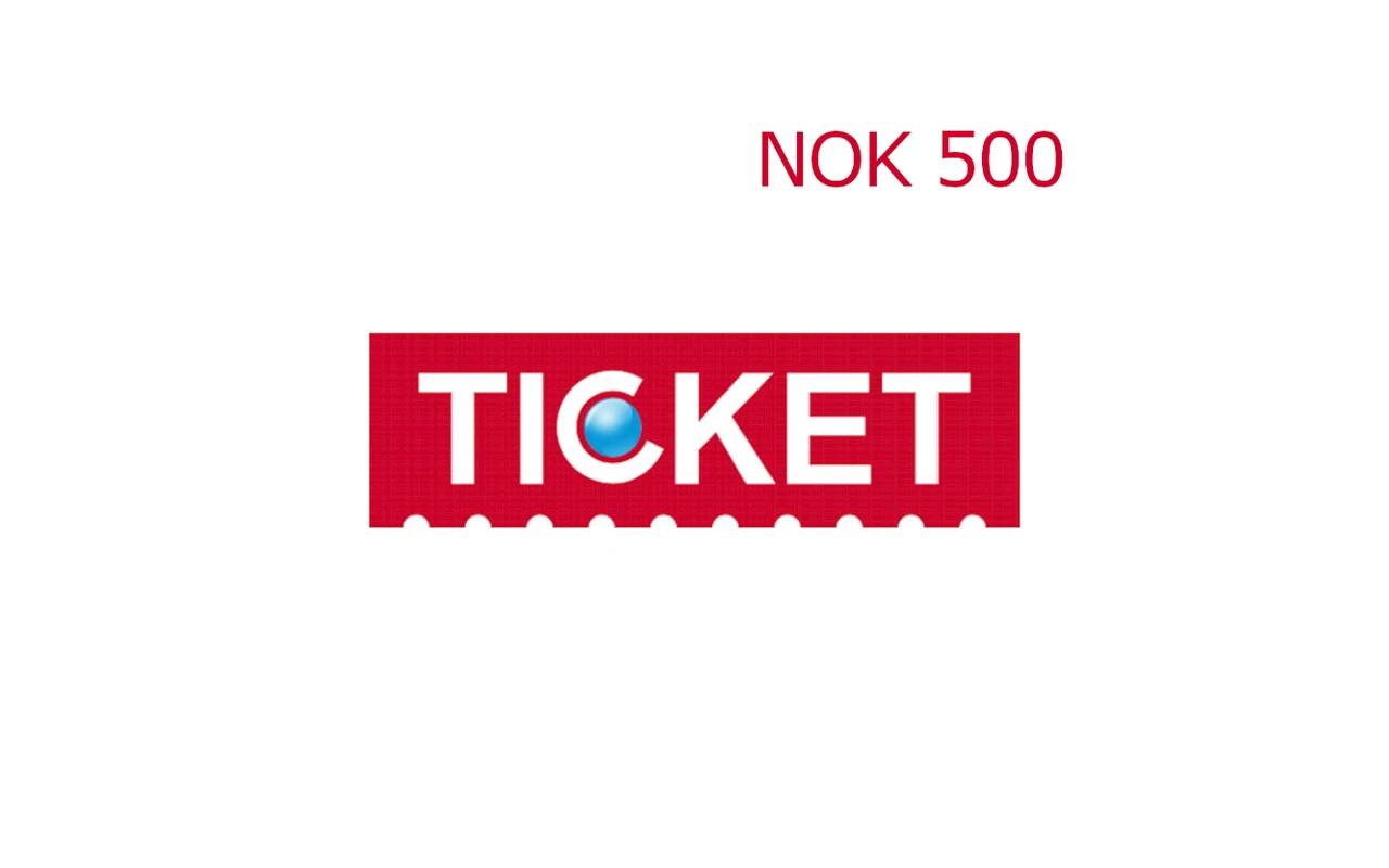 Ticket 500 kr Gift Card (Norway)
