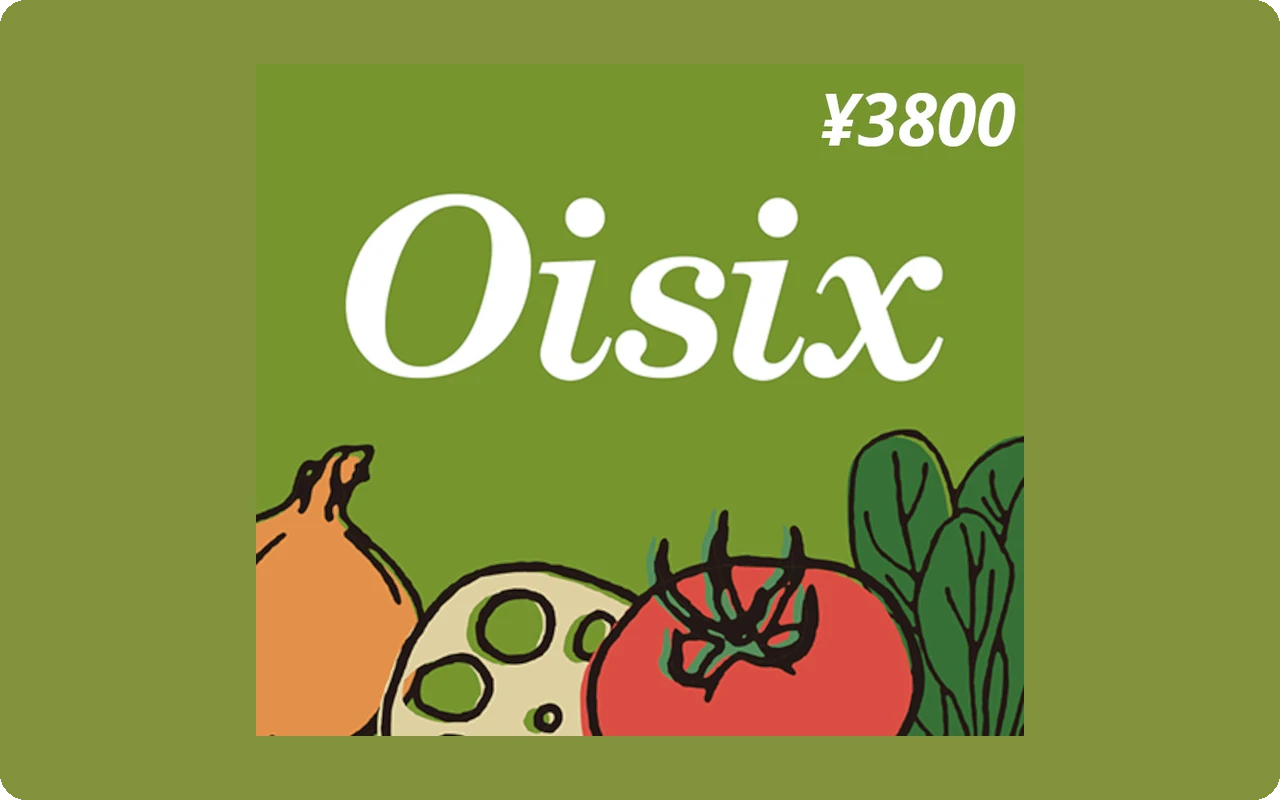 Oisix ¥3800 Gift Card (Japan)
