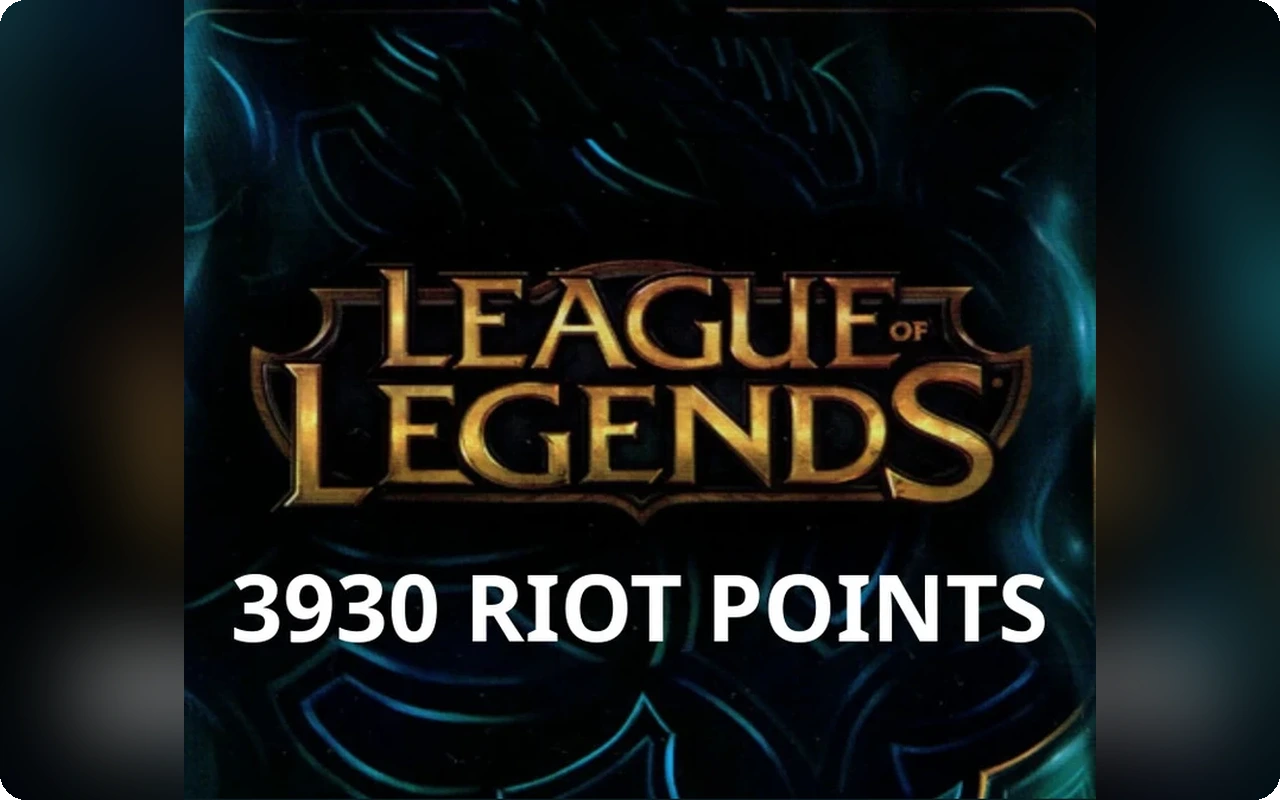 League of Legends 3930 Gift Card (Turkey)