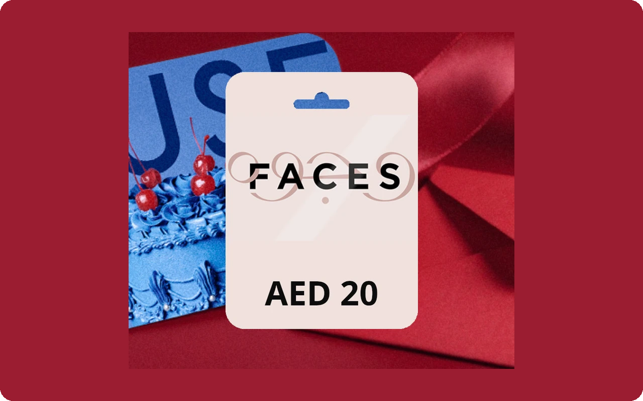 Muse Faces 20 AED Gift Card (United Arab Emirates)