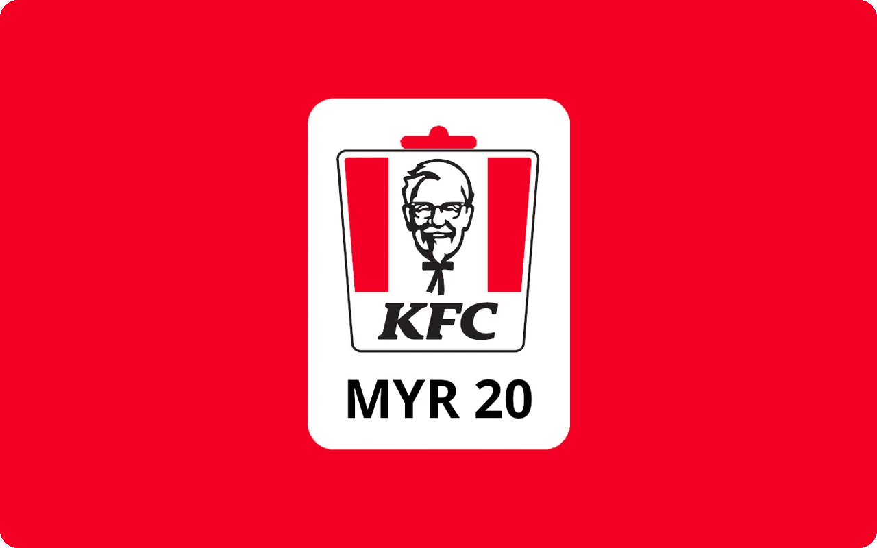 KFC 20 RM Gift Card (Malaysia)