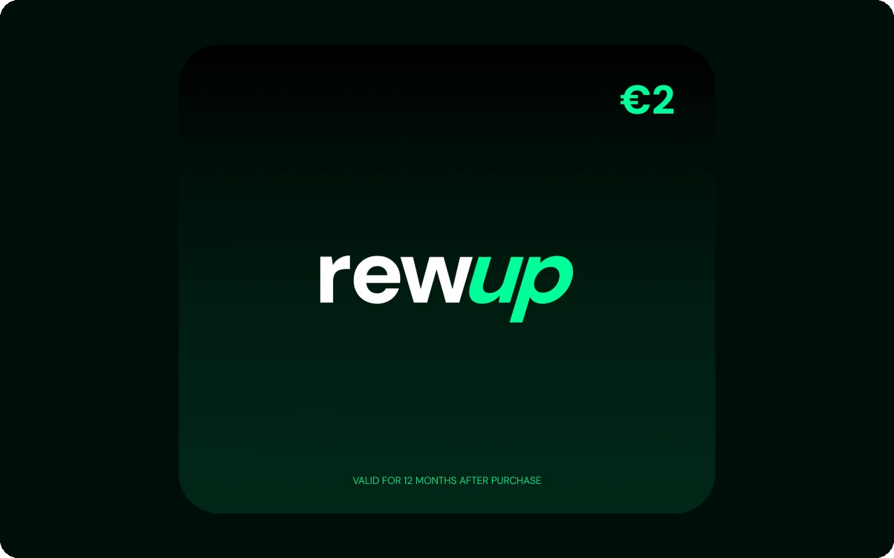 Rewup €2 Gift Card (Europe)