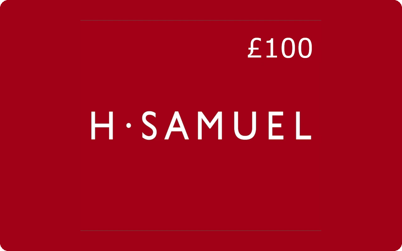 H Samuel £100 Gift Card (United Kingdom)