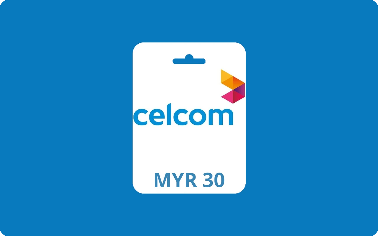 Celcom 30 RM Gift Card (Malaysia)