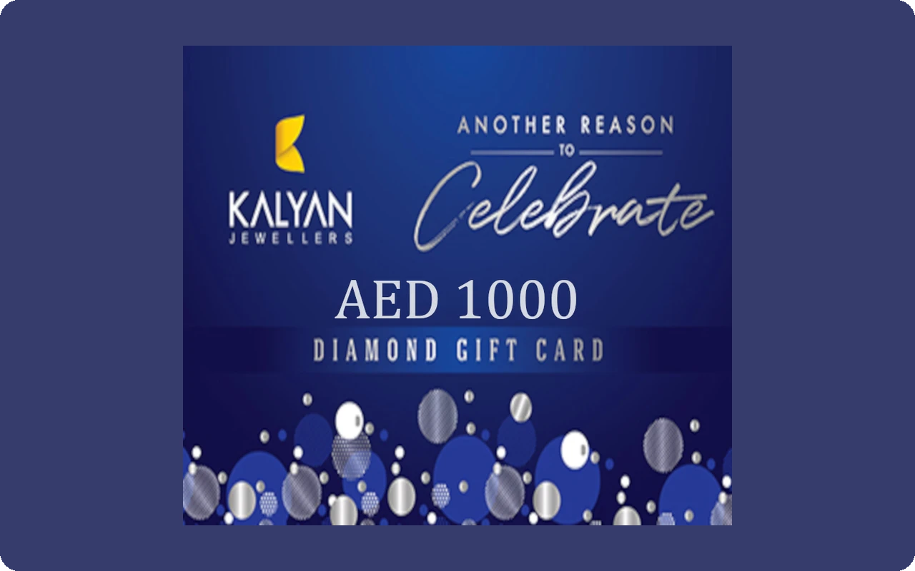 Kalyan Jewellers Diamond 1000 AED Gift Card (United Arab Emirates)