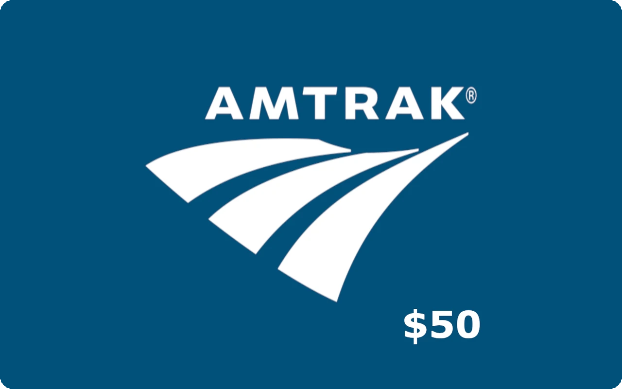 Amtrak $50 Gift Card (United States)