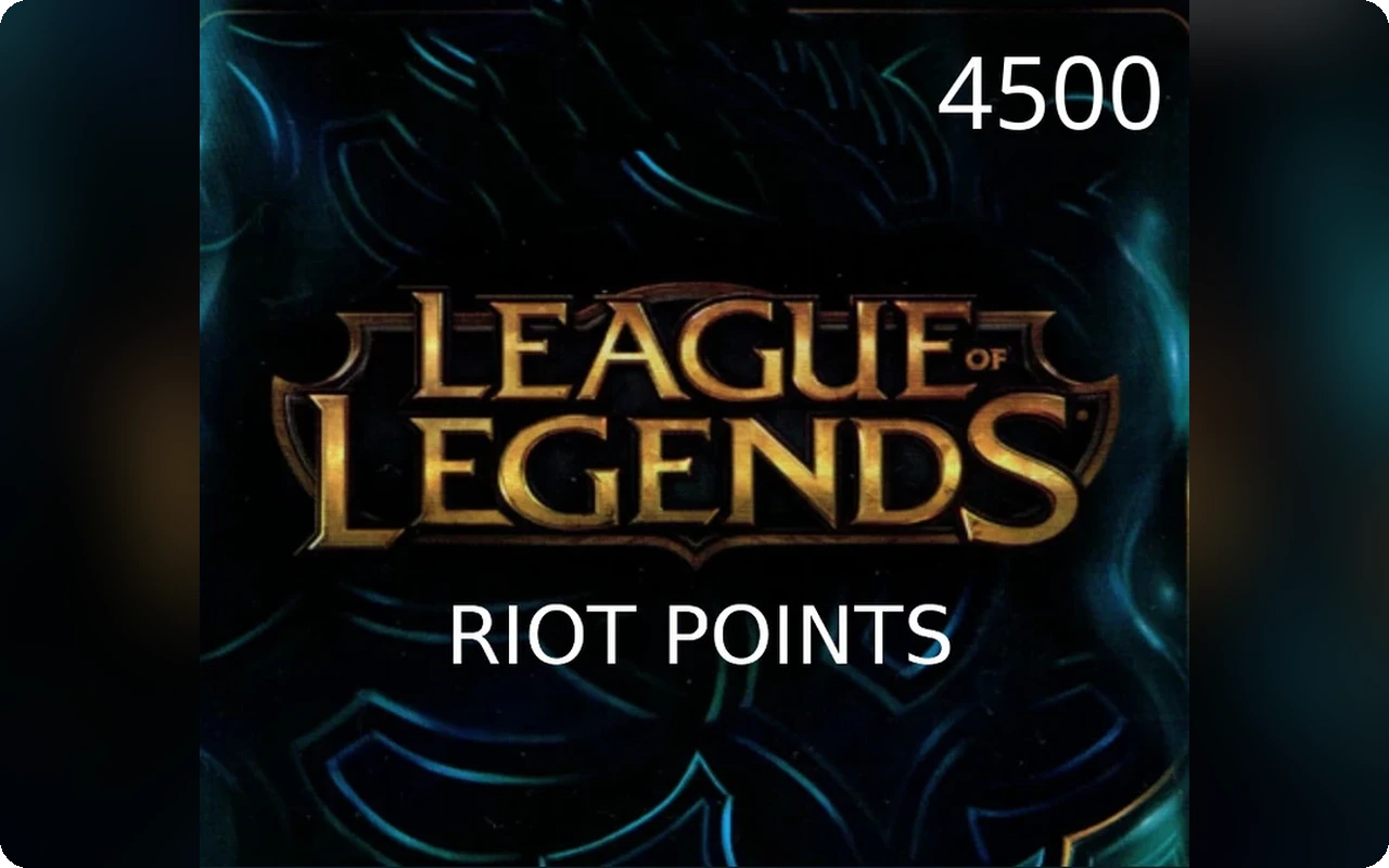 League of Legends 4500 Gift Card (United States)