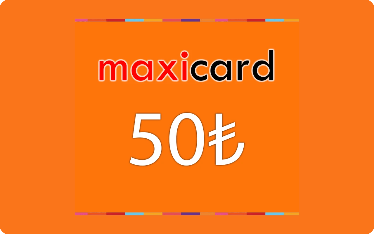 Maxicard ₺50 Gift Card (Turkey)