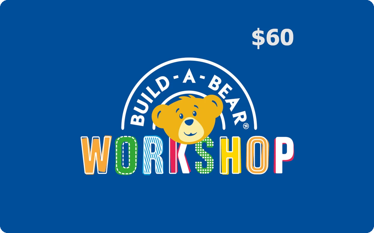 Build a Bear Workshop $60 Gift Card (United States)