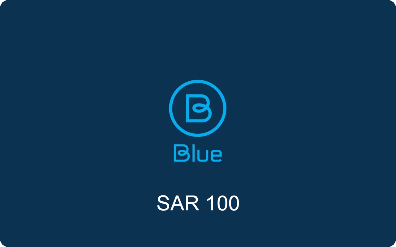 Blue Prepaid 100 SAR Gift Card (Saudi Arabia)
