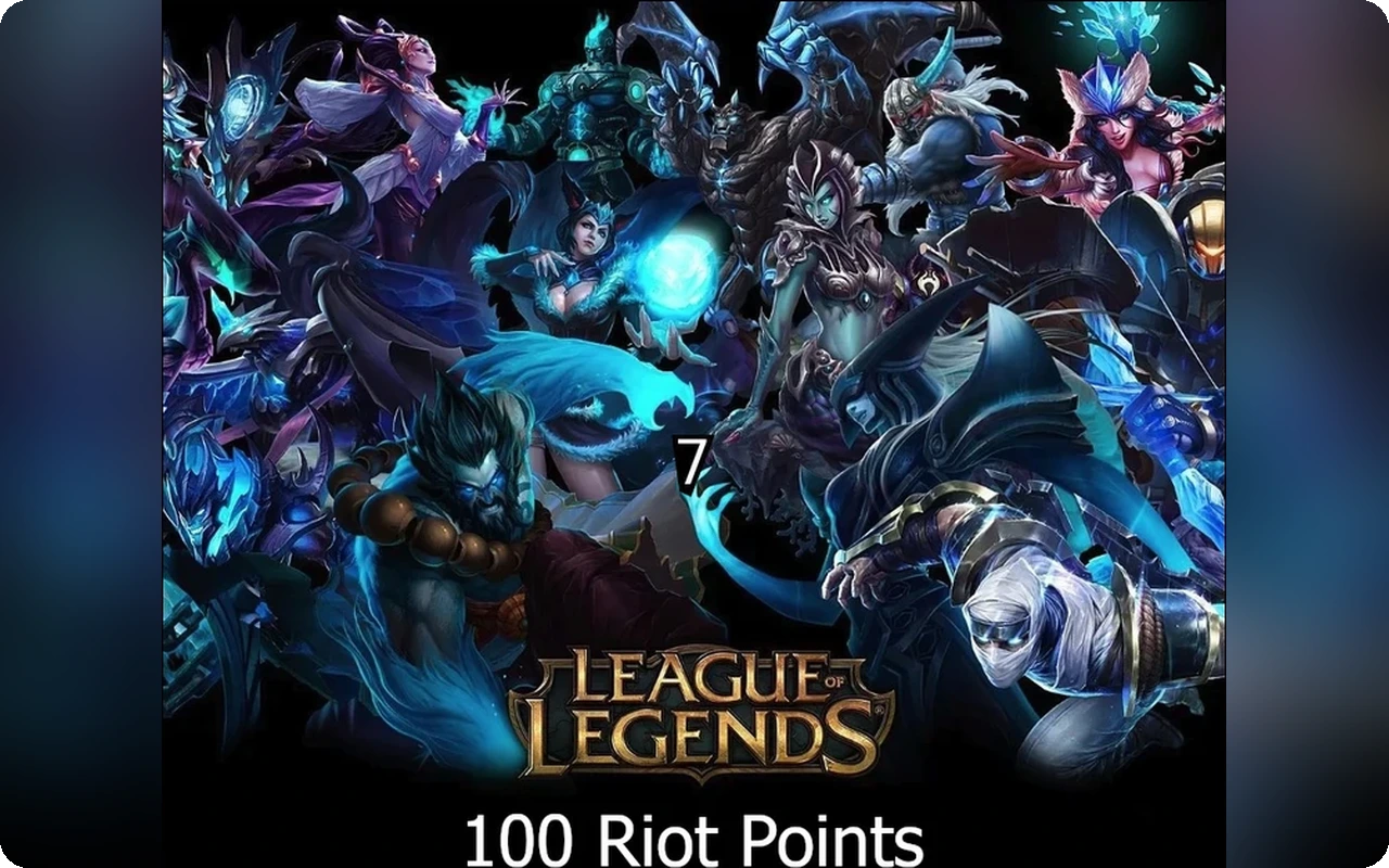 League of Legends 100 Gift Card