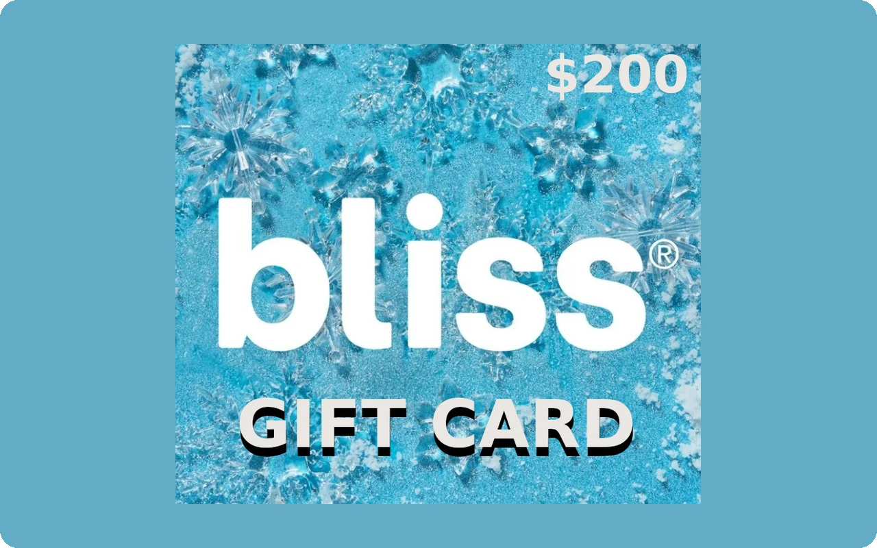 Bliss Spa $200 Gift Card (United States)