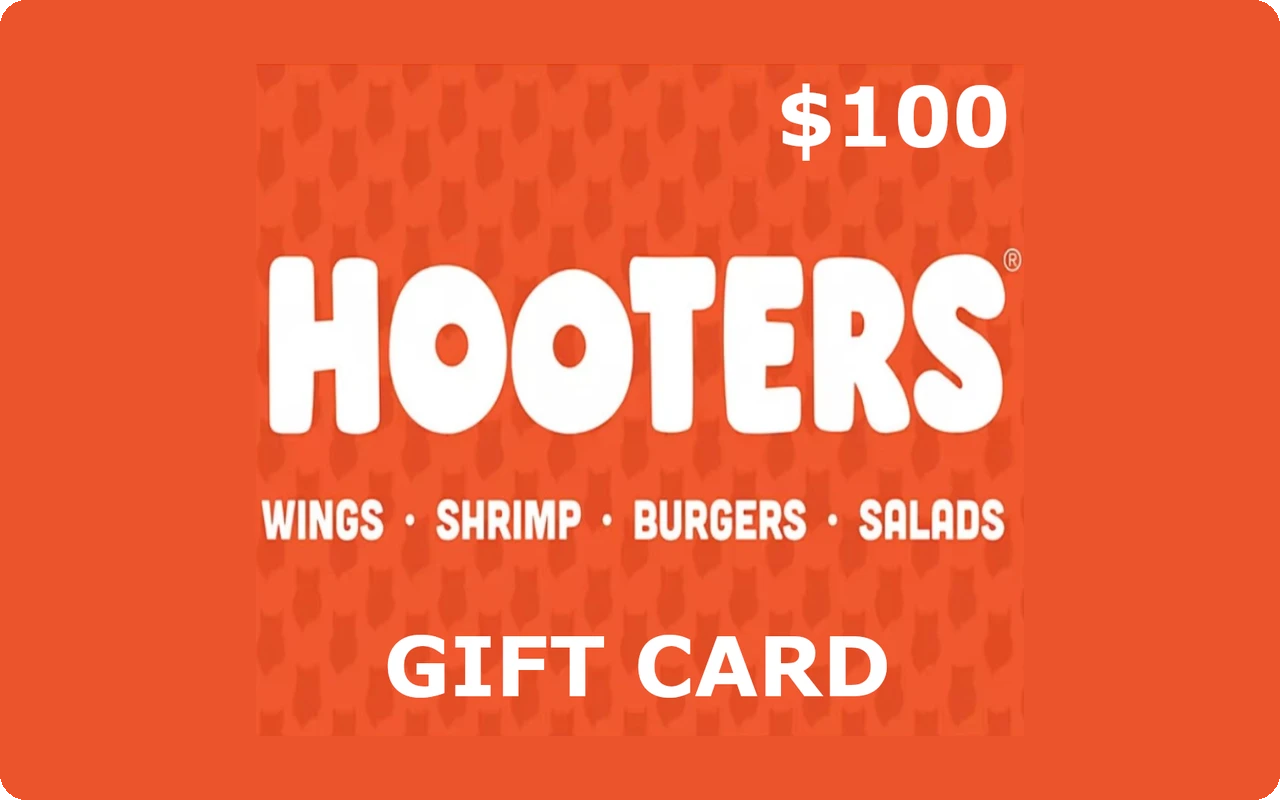 Hooters $100 Gift Card (United States)